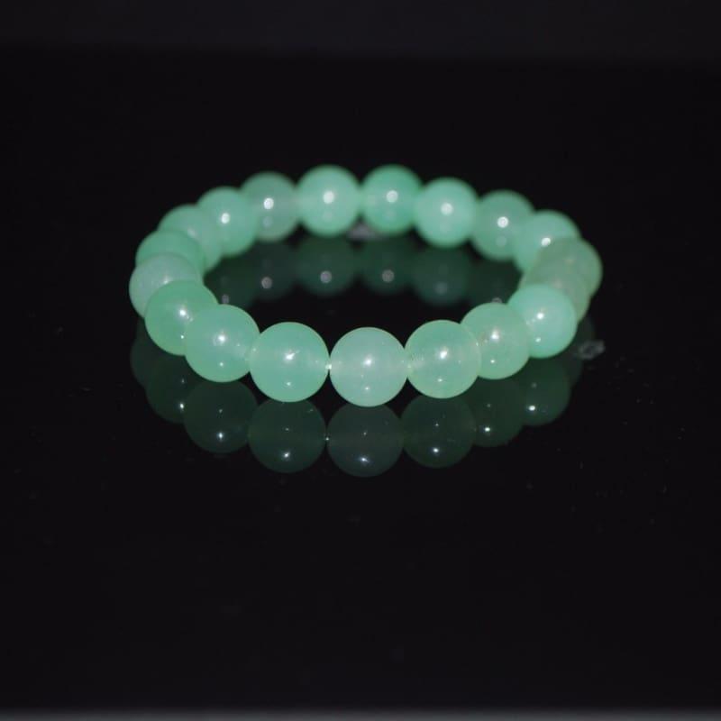 Light Green Carnelian Gemstone Bracelets - Handmade