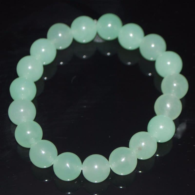 Light Green Carnelian Gemstone Bracelets - Handmade