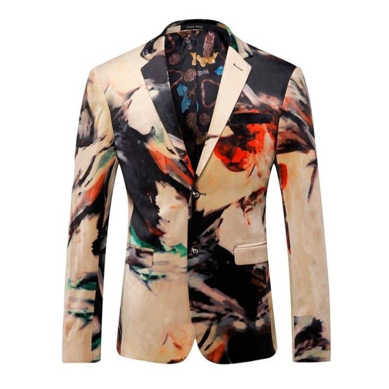 Luxury Designer Colorful Italian Stylish Blazer Jacket - Mens Jackets