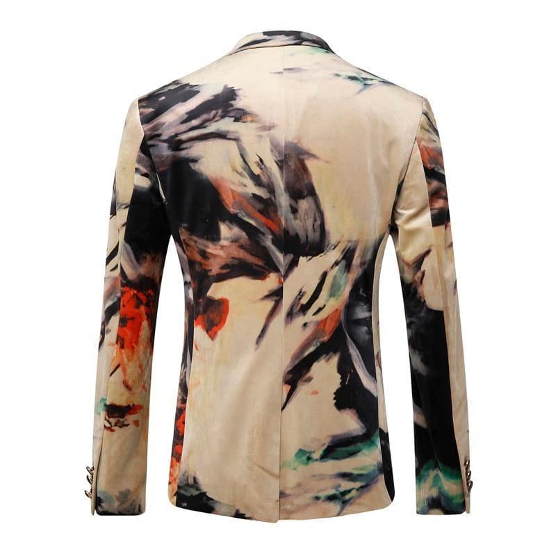 Luxury Designer Colorful Italian Stylish Blazer Jacket - Mens Jackets