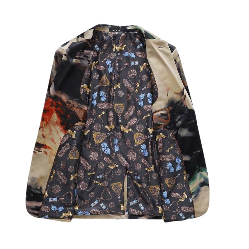 Luxury Designer Colorful Italian Stylish Blazer Jacket - Mens Jackets