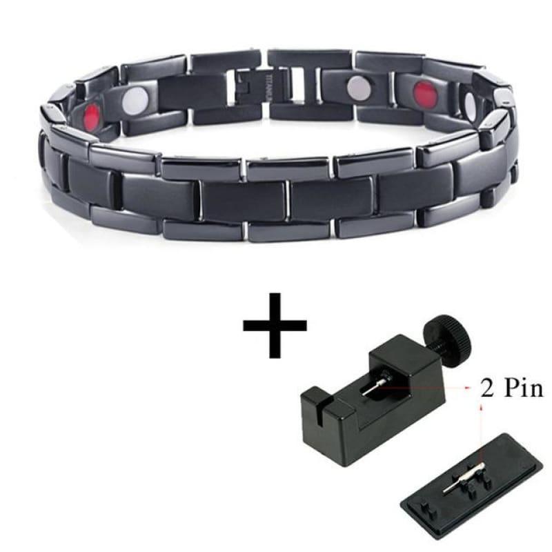 Magnetic Stainless Steel Mens Bracelets - Men