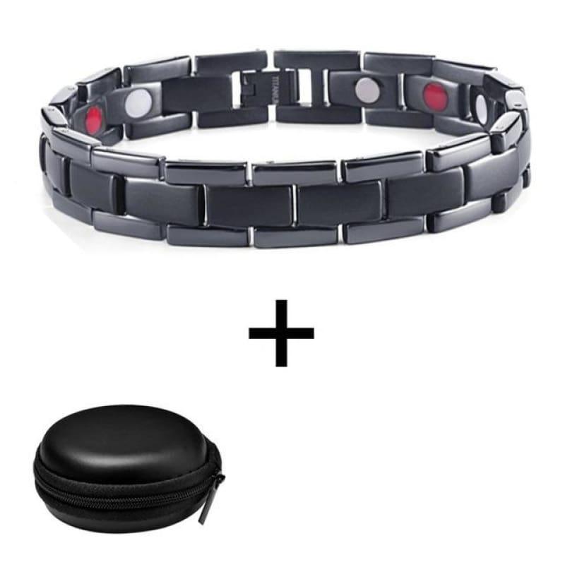 Magnetic Stainless Steel Mens Bracelets - Men