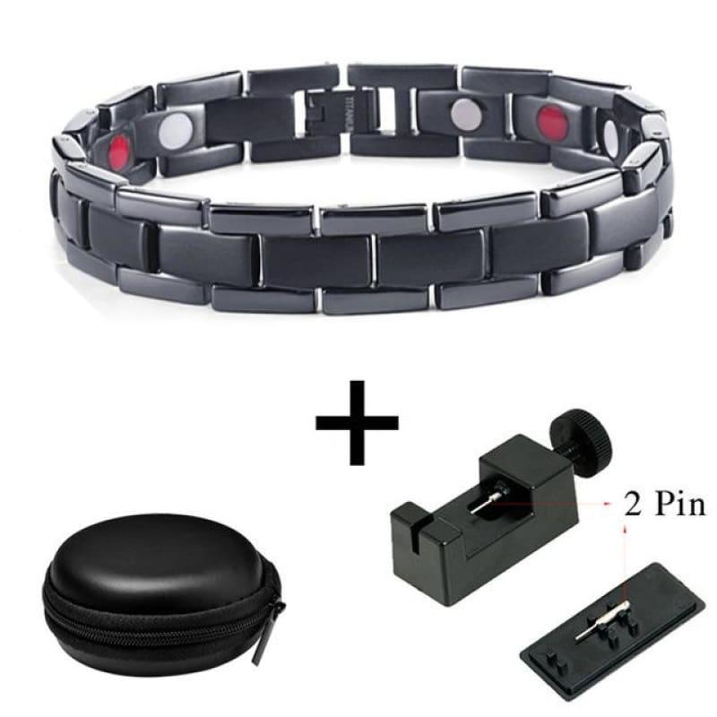 Magnetic Stainless Steel Mens Bracelets - Men