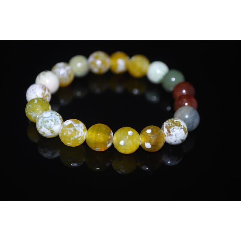 Mixed Yellow Gemstone Bracelets - Handmade
