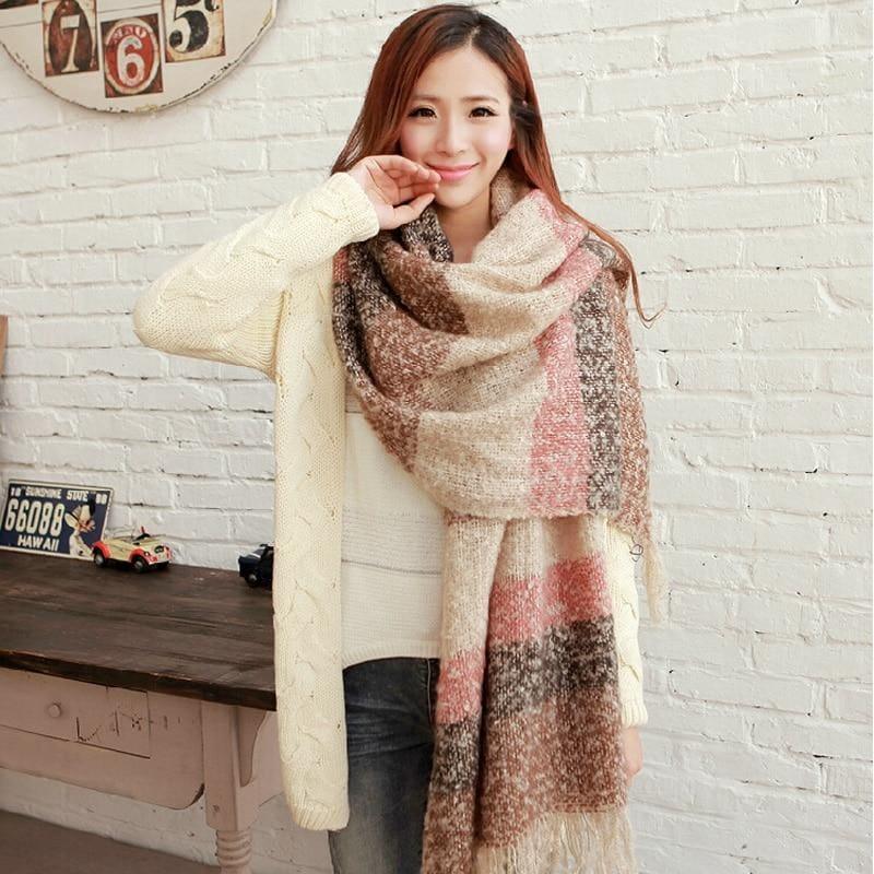 Mohair Warm Fashion Scarf - Scarf