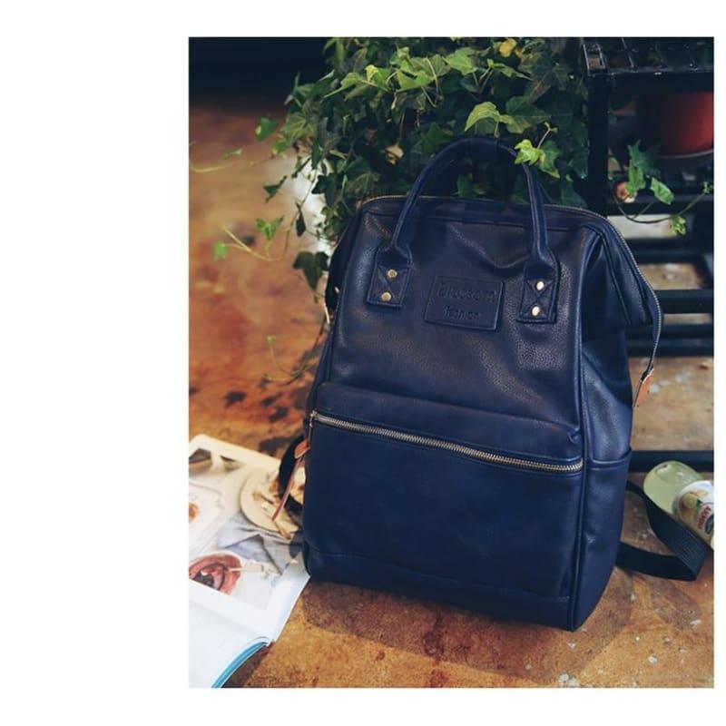 Multifunction Youth Shoulder Laptop Schoolbag - Deep Blue - Backpacks