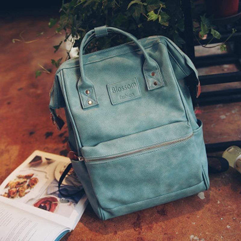 Multifunction Youth Shoulder Laptop schoolbag - green - backpacks