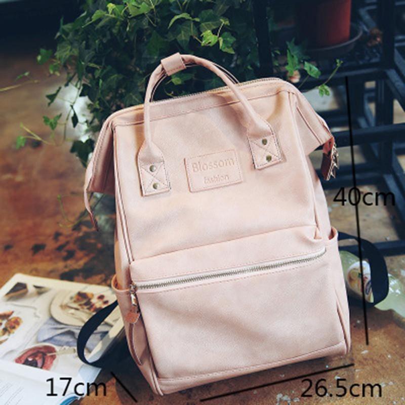 Multifunction Youth Shoulder Laptop schoolbag - pink - backpacks