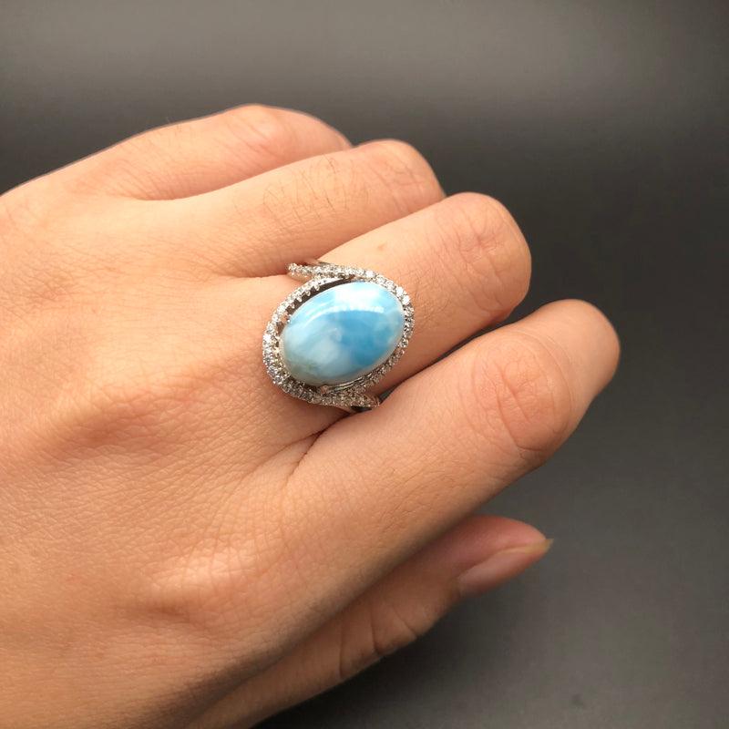 Natural Gemstone 925 Sterling Silver Ring - TeresaCollections