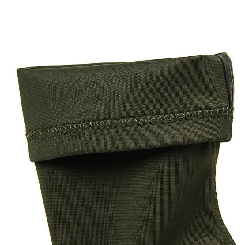 Olive Pointed Toe High Heel Shoes Winter Ankle Boots - boots