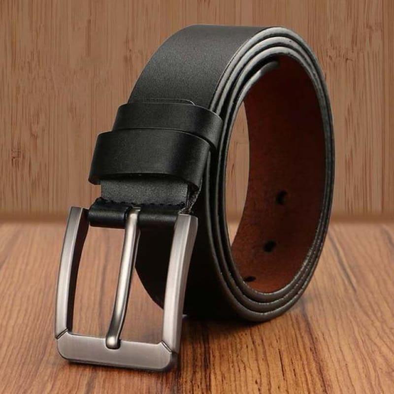 Pin Buckle Genuine Leather Luxury Strap Vintage Male Belts - X16-9 / 110cm - belt