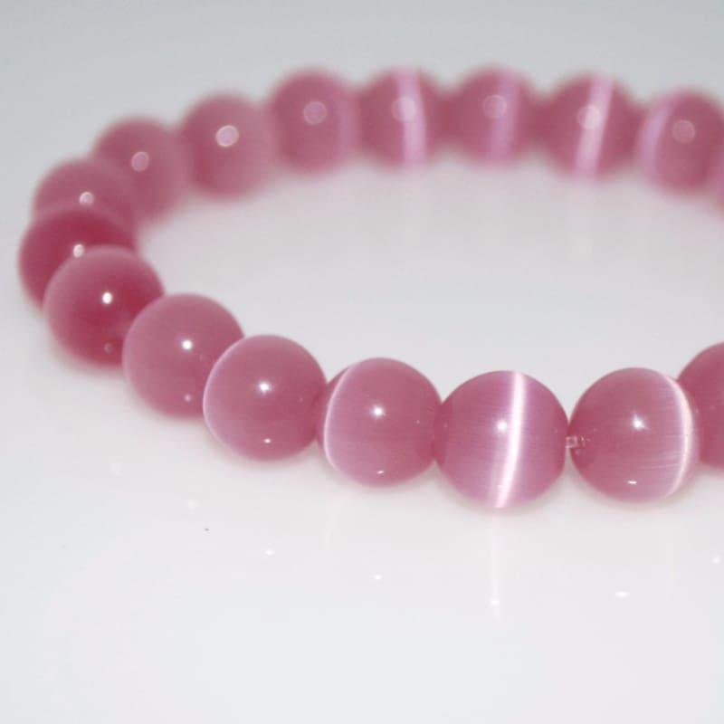 Pink Mexican Opal Gemstone Bracelets - Handmade