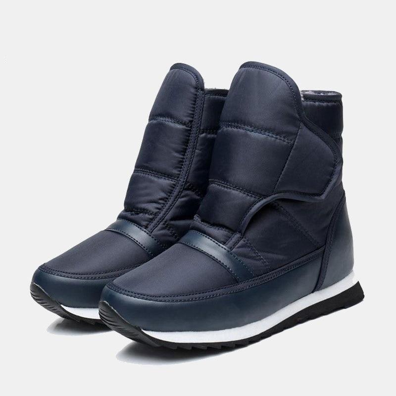 Platform Ankle Boots Faux Fur Footwear - TeresaCollections