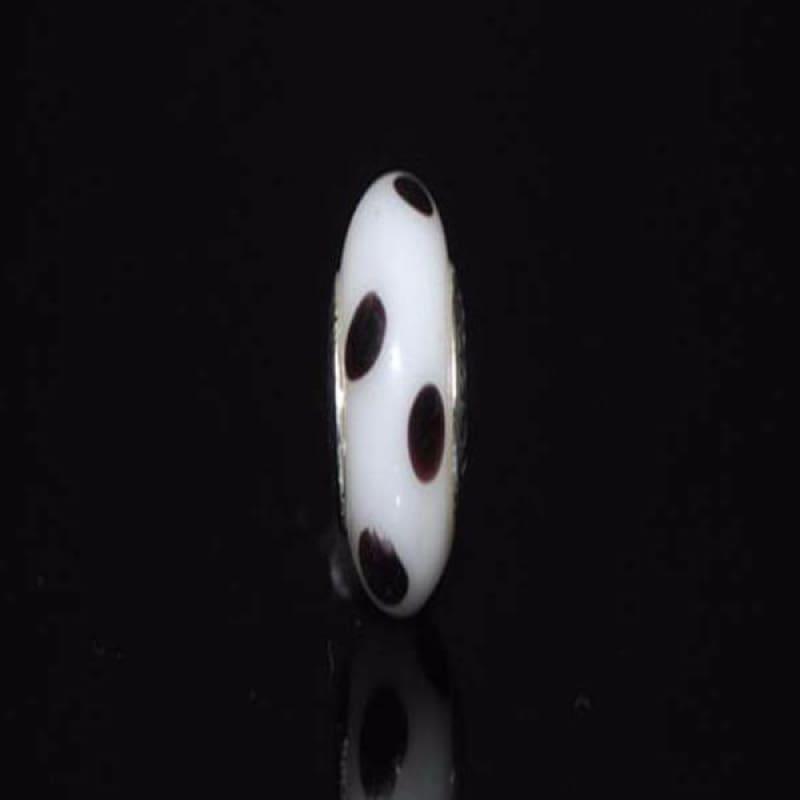 Poka Dot Murano Charm Bead - Charms
