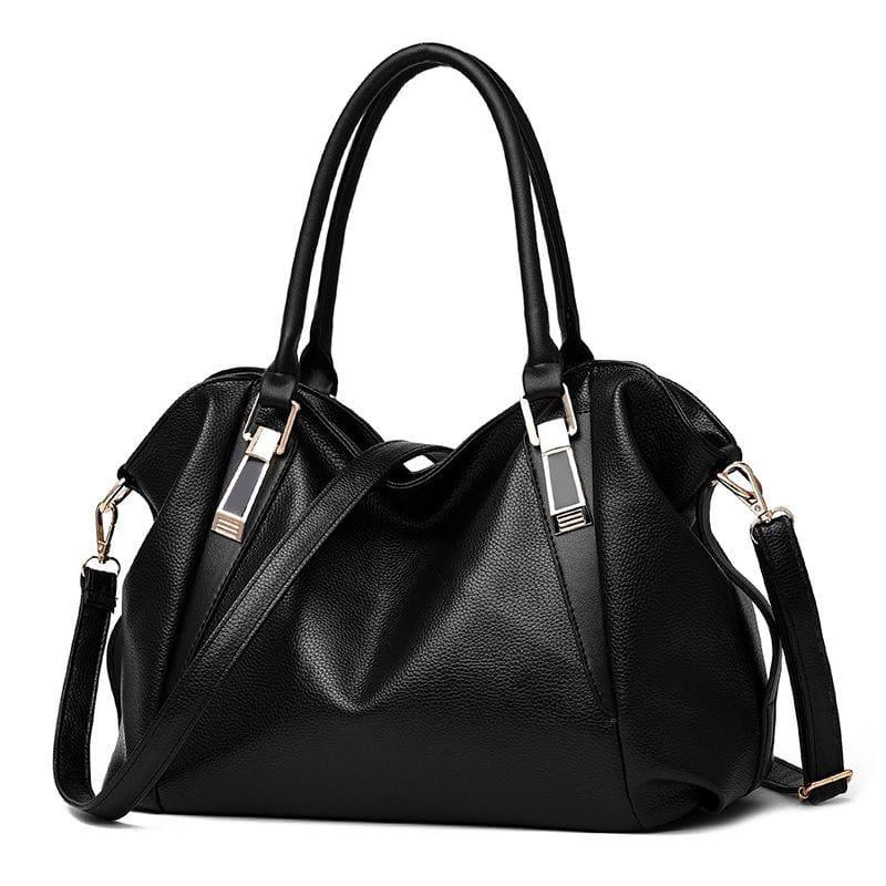 Portable Shoulder Bag Office Ladies Hobos Tote Handbag - Black / 32X27X10Cm - Bag