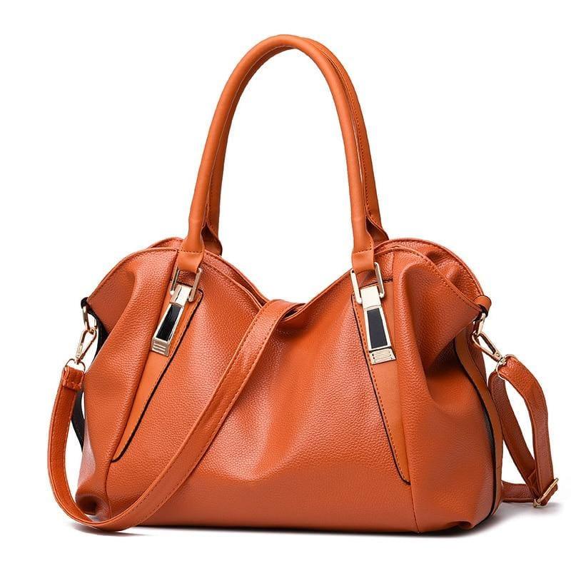 Portable Shoulder Bag Office Ladies Hobos Tote Handbag - Brown / 32X27X10Cm - Bag