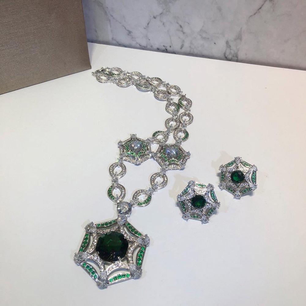 Unique Design Luxury Nigerian Dubai Jewelry Sets - TeresaCollections