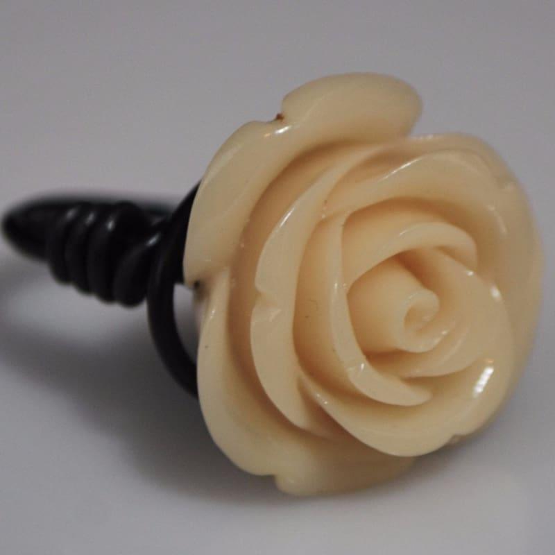 Rose Petal Custom Handmade Wire Ring - Ring