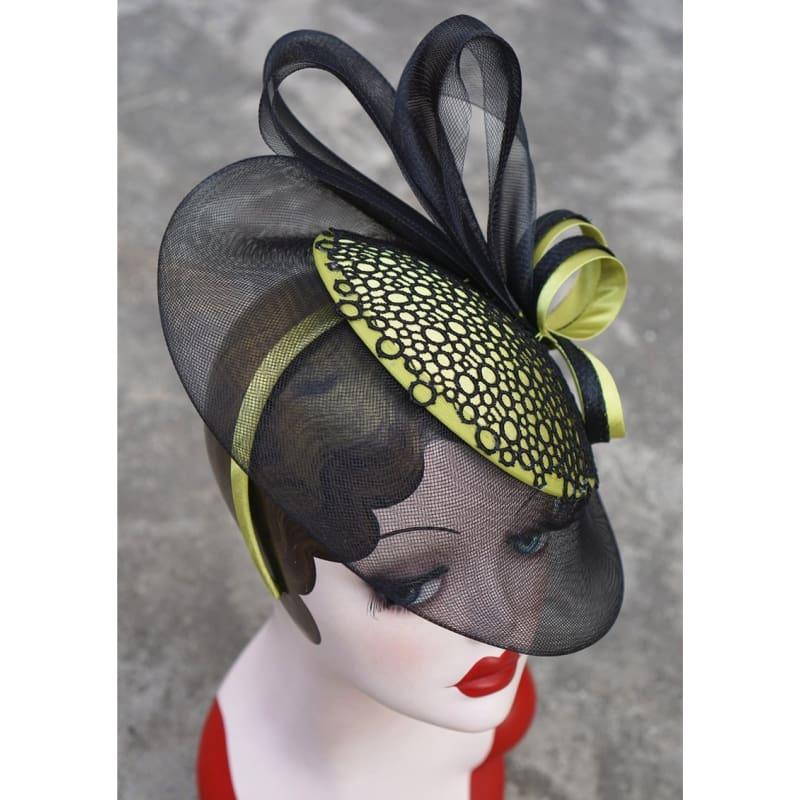 Satin Lace Kentucky Derby Fascinator Female Church Wedding Party Royal Head Gear Hats - hats