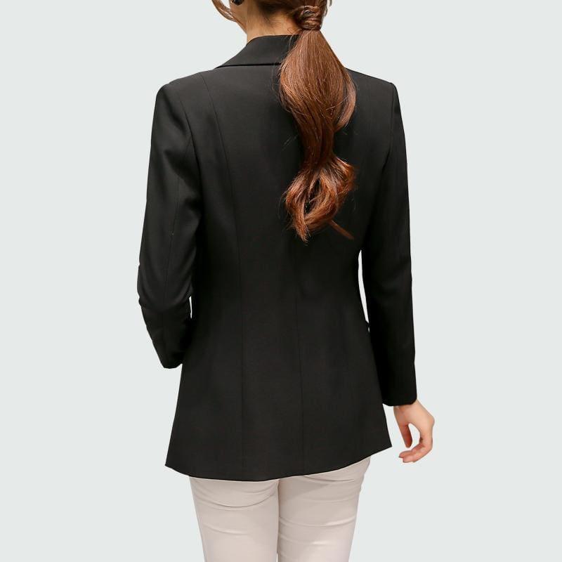 Single Button Blazer Jackets - Jackets