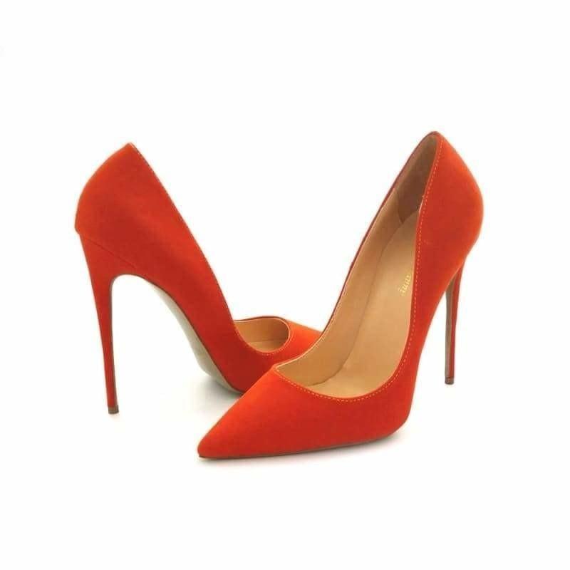 Suede Leather Footwear Women Pumps - Pumps