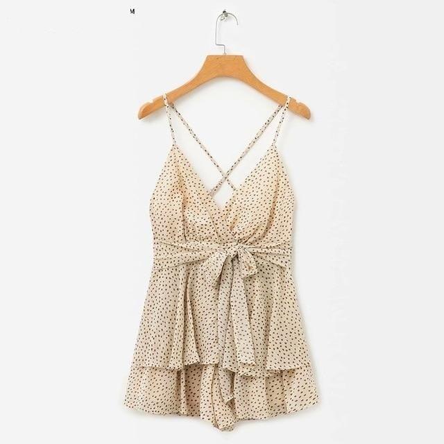 Summer Sexy Spagetti Strap Romper - TeresaCollections