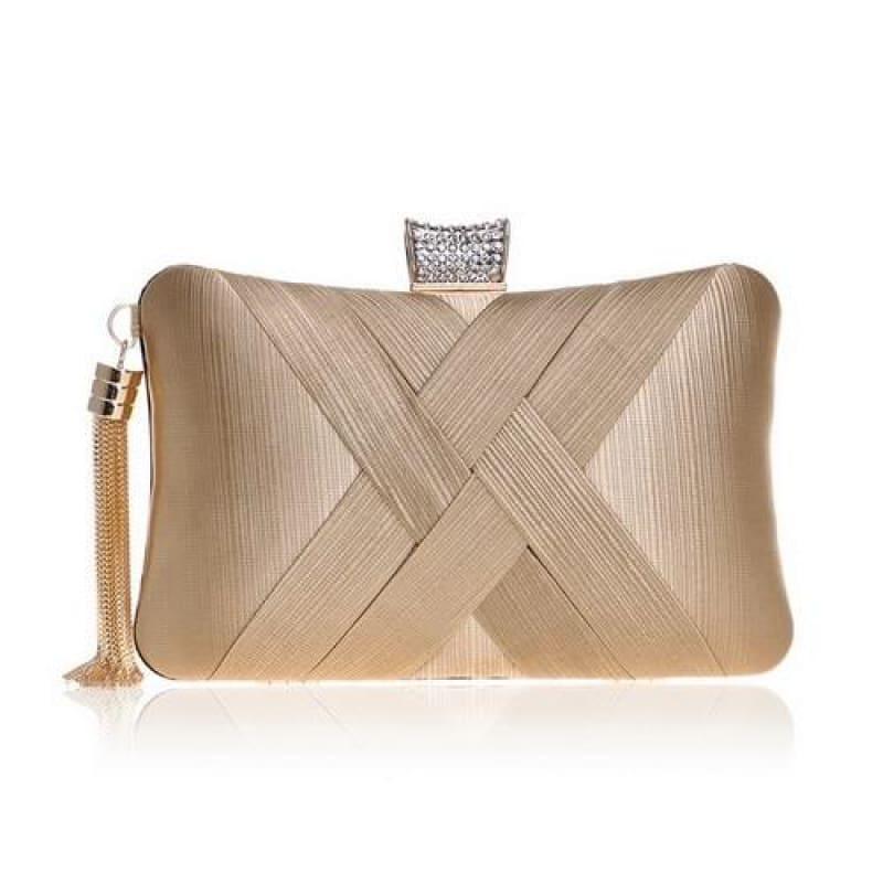 Tassel Day Clutch Bag - Ym1185Gold - Clutch