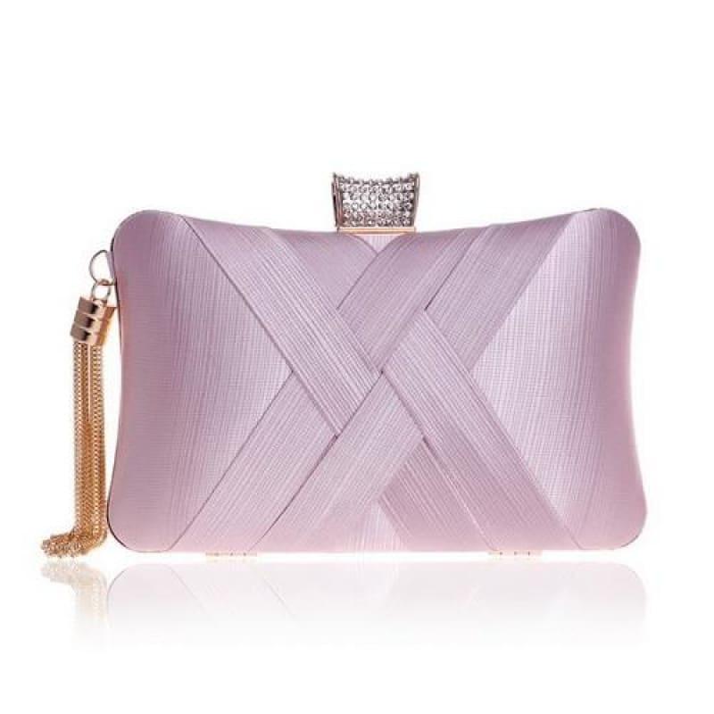 Tassel Day Clutch Bag - Ym1185Pink - Clutch