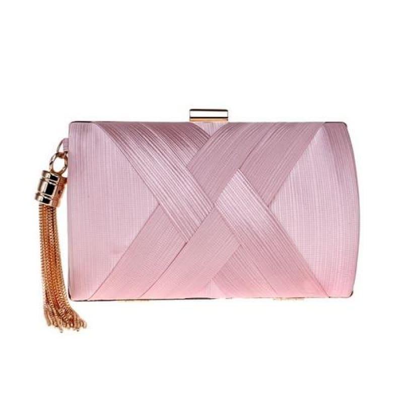 Tassel Day Clutch Bag - Ym1215Pink - Clutch