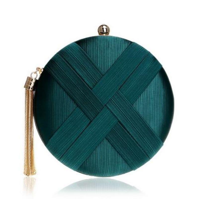 Tassel Day Clutch Bag - Ym1225Green - Clutch