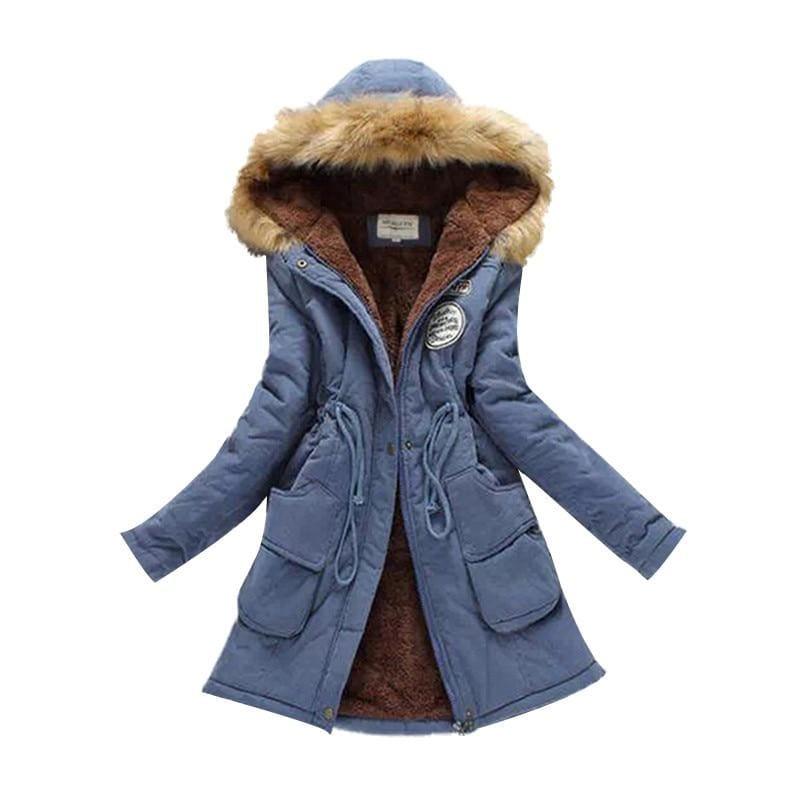 Thick Cotton Parkas Female Women Winter Coat - Coats