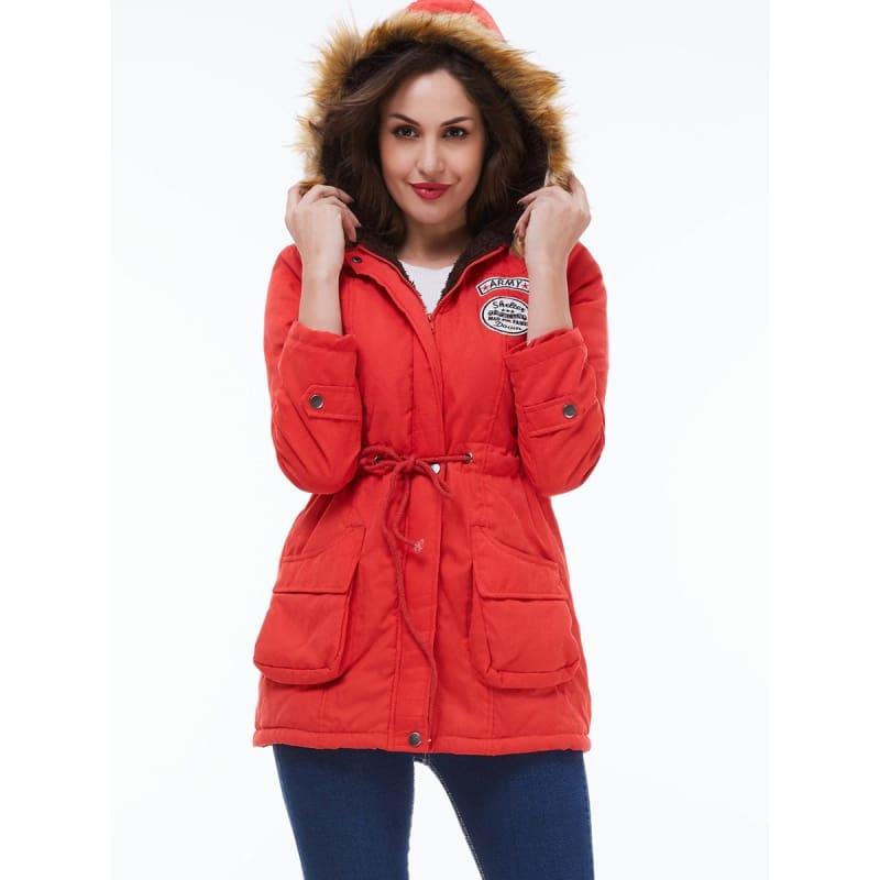 Thick Cotton Parkas Female Women Winter Coat - Coats