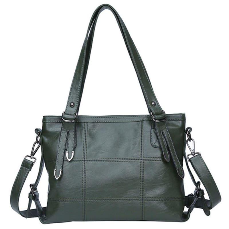 Top-Handle Bags Casual Tote Bag - ArmyGreen - HandBag