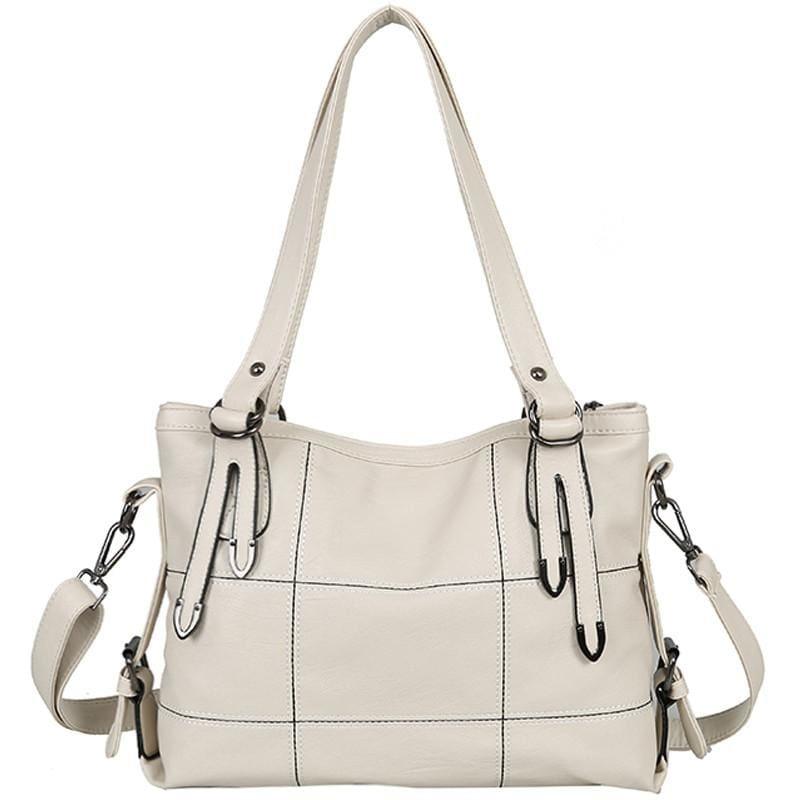 Top-Handle Bags Casual Tote Bag - BEIGE - HandBag