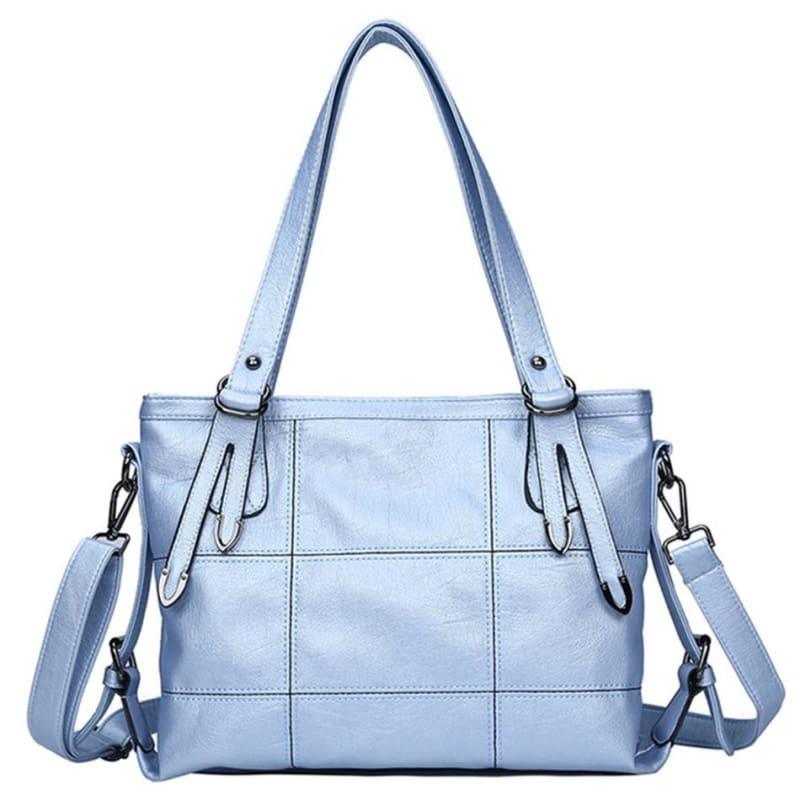 Top-Handle Bags Casual Tote Bag - Candlelight blue - HandBag