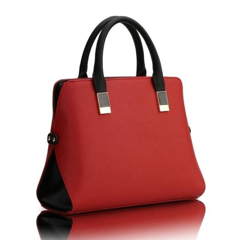 Top-Handle Fashion Ladies Luxury Designer Women Messenger Shoulder Bag - Red - Handbag
