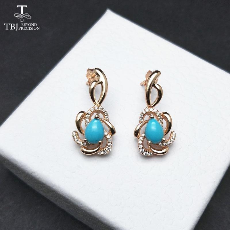 Unique andElegant Turquoise Earring and Ring Jewelry Set - jewelry set
