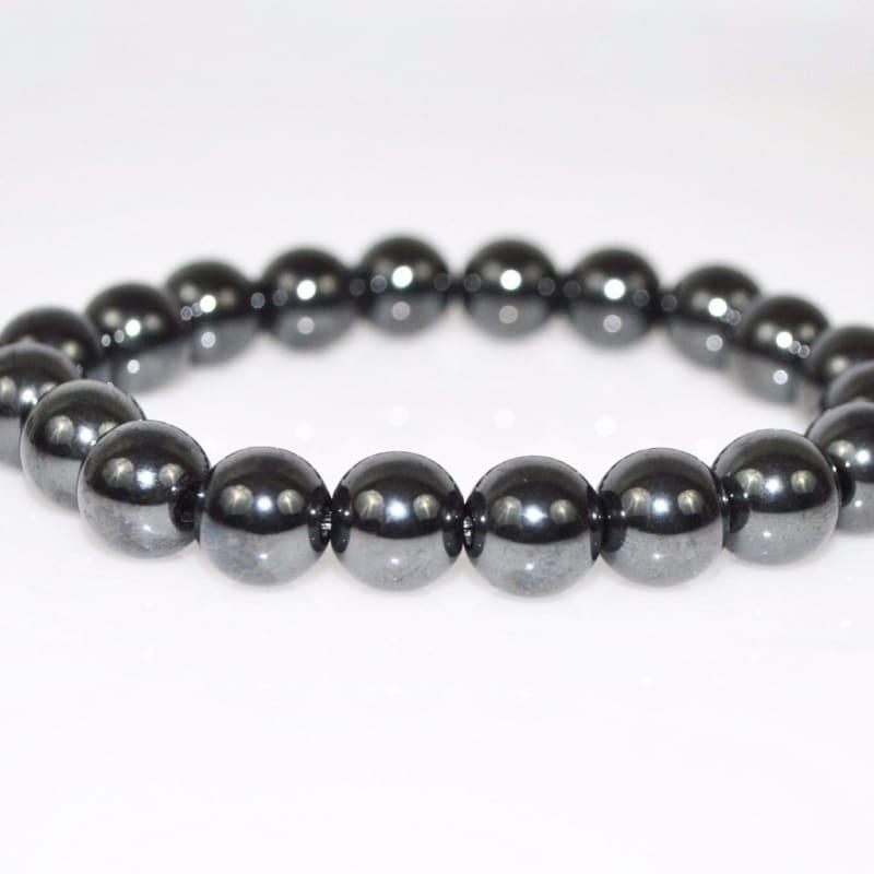 Unisex Magnetic Hematite Gemstone Mens bracelets - Handmade