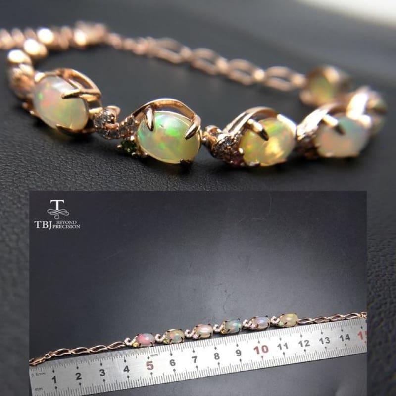 Vintage Ethiopian Opal Gemstone Bracelets - Multi / 20 - bracelets