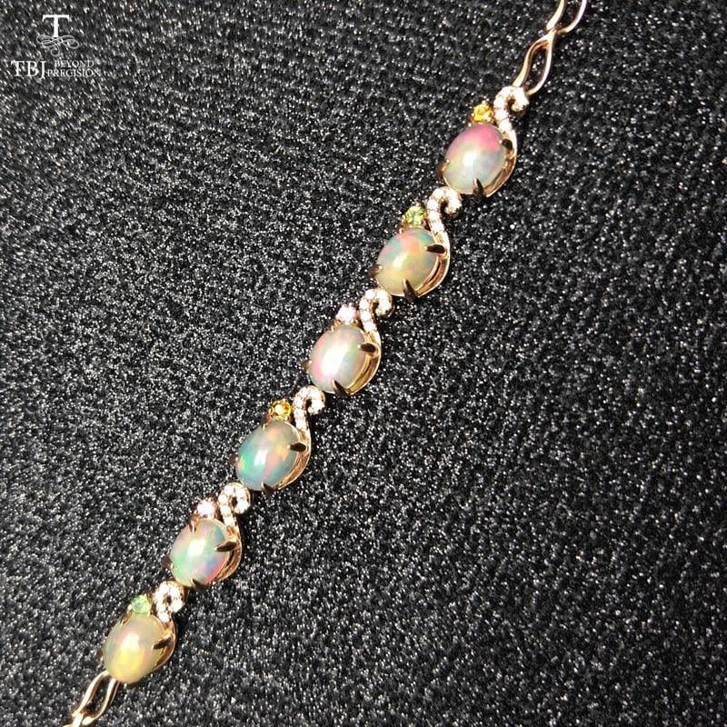 Vintage Ethiopian Opal Gemstone Bracelets - bracelets