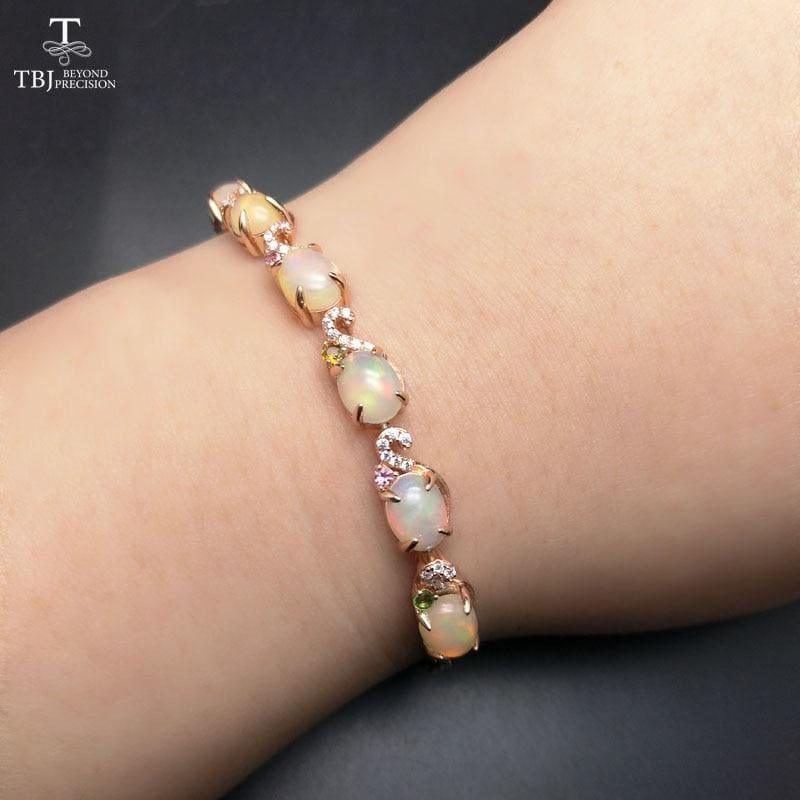 Vintage Ethiopian Opal Gemstone Bracelets - bracelets