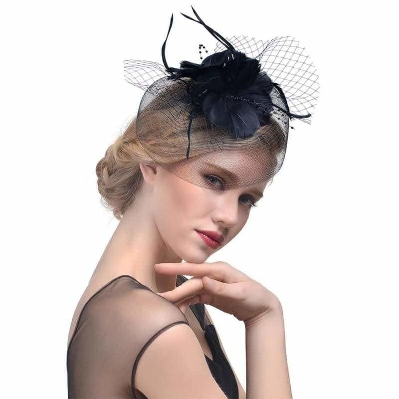 Vintage Mesh Veil Fascinators Hat