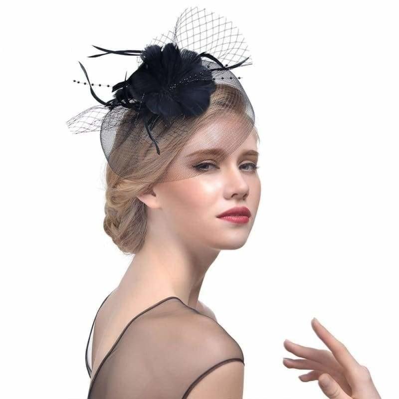 Vintage Mesh Veil Fascinators Hat