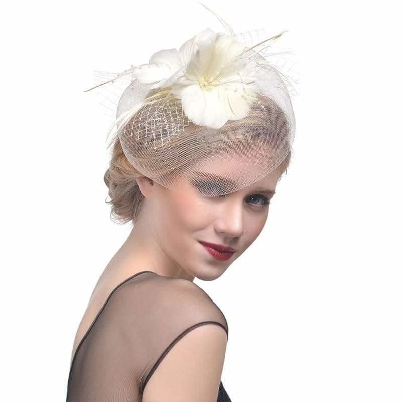 Vintage Mesh Veil Fascinators Hat