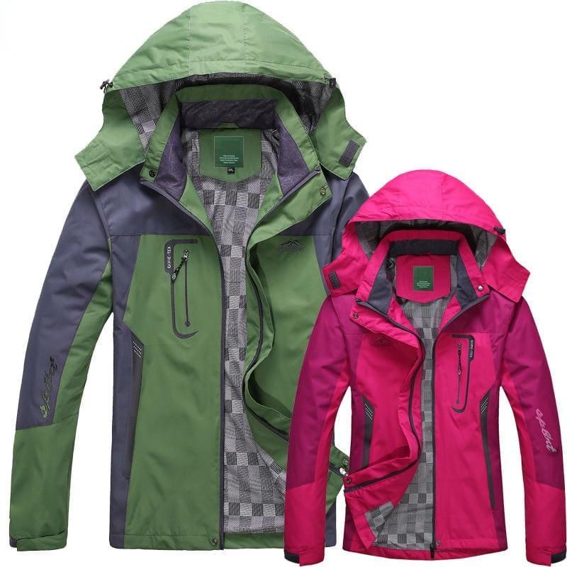 Waterproof Windbreaker Outwear Hooded Parkas Coat - Coats