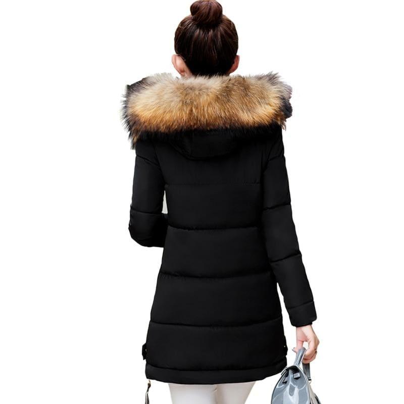 Winter Hooded Female Outerwear Parka Long Coat - Coats