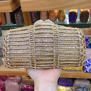 Crystal diamond Evening Clutch bag - TeresaCollections