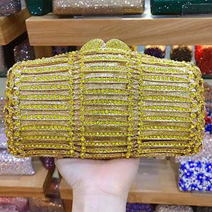 Crystal diamond Evening Clutch bag - TeresaCollections