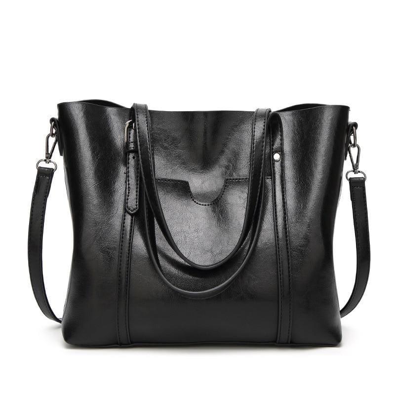 Women Tote Bag High Quality Shoulder Handbag - Black / 32X12X26Cm - Bag